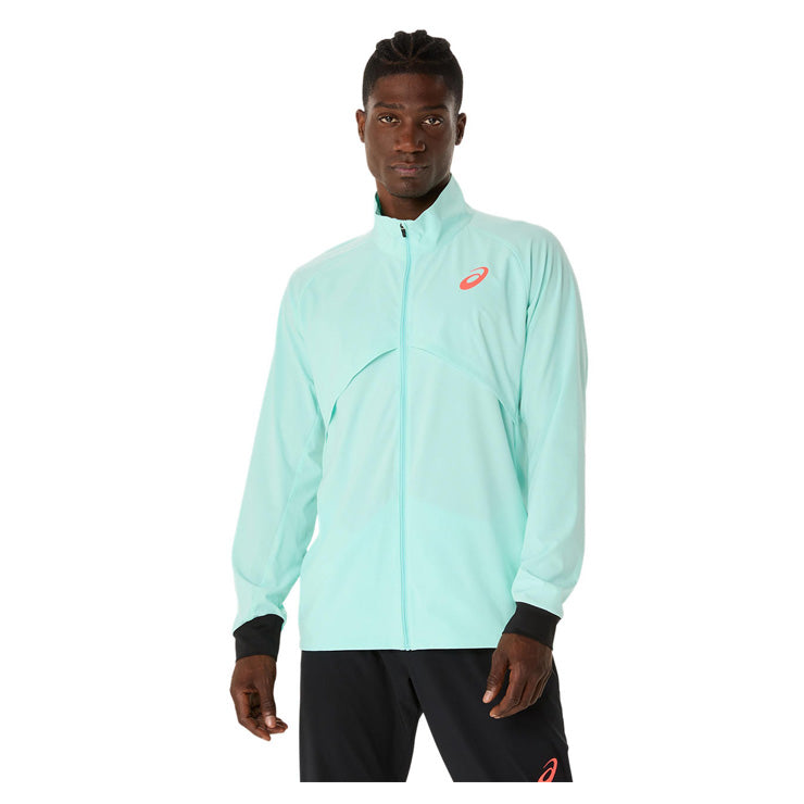 アシックス asics 陸上 ジャージ ハイブリッド ストレッチ ウーブン ジャケット 長袖 2091A752 上 スポーツウェア asi25ss