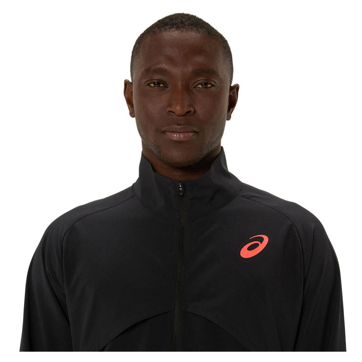 アシックス asics 陸上 ジャージ ハイブリッド ストレッチ ウーブン ジャケット 長袖 2091A752 上 スポーツウェア asi25ss