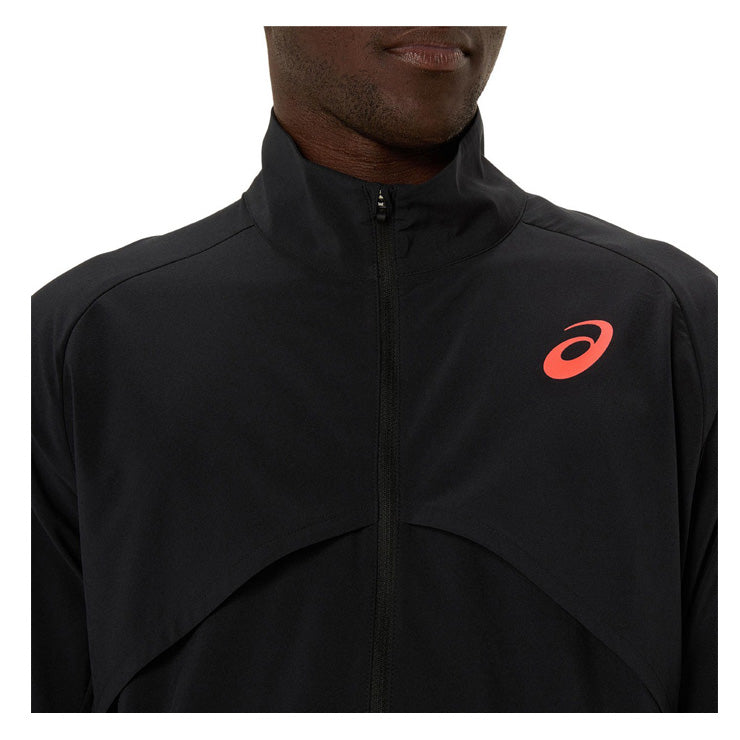 アシックス asics 陸上 ジャージ ハイブリッド ストレッチ ウーブン ジャケット 長袖 2091A752 上 スポーツウェア asi25ss