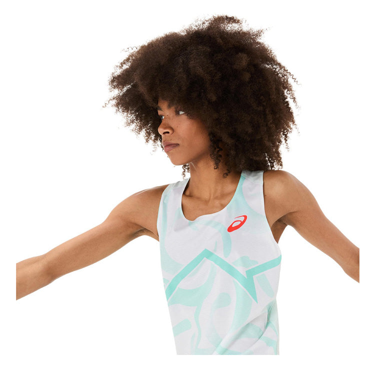 アシックス asics レディース 陸上 シングレット ウィメンズ クールグラフィック 2092A475 女性 スポーツウェア asi25ss