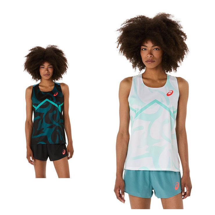 アシックス asics レディース 陸上 シングレット ウィメンズ クールグラフィック 2092A475 女性 スポーツウェア asi25ss