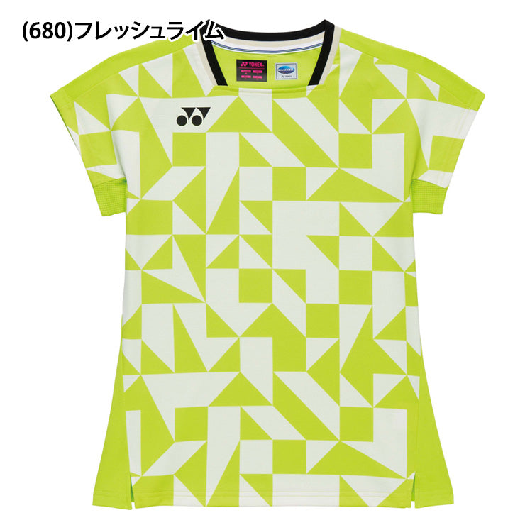 ヨネックス YONEX ウィメンズ ゲームシャツ 半袖 テニスウェア バドミントンウェア レディース 大人 20940 スポーツウェア yon26ss