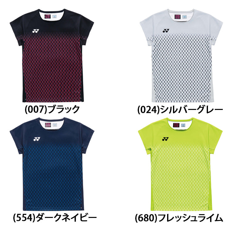 ヨネックス YONEX ウィメンズ ゲームシャツ 半袖 テニスウェア バドミントンウェア レディース 大人 20943 スポーツウェア yon26ss