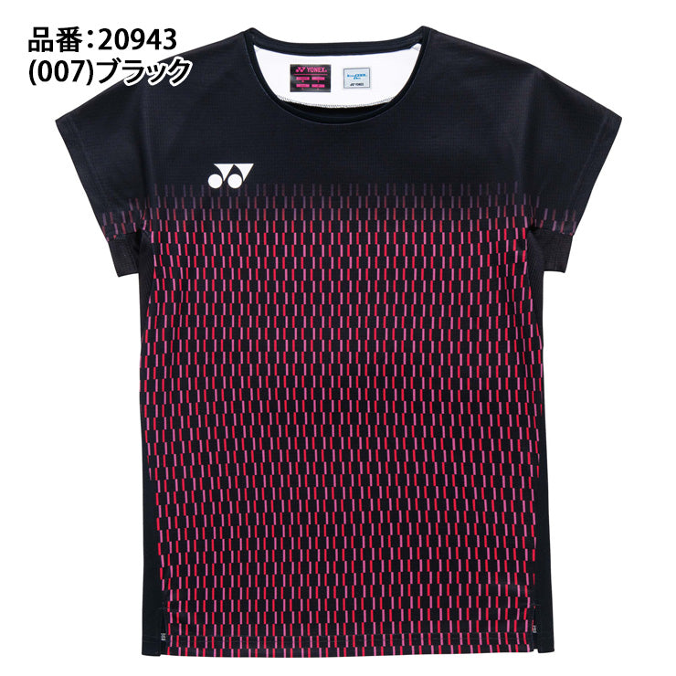 ヨネックス YONEX ウィメンズ ゲームシャツ 半袖 テニスウェア バドミントンウェア レディース 大人 20943 スポーツウェア yon26ss
