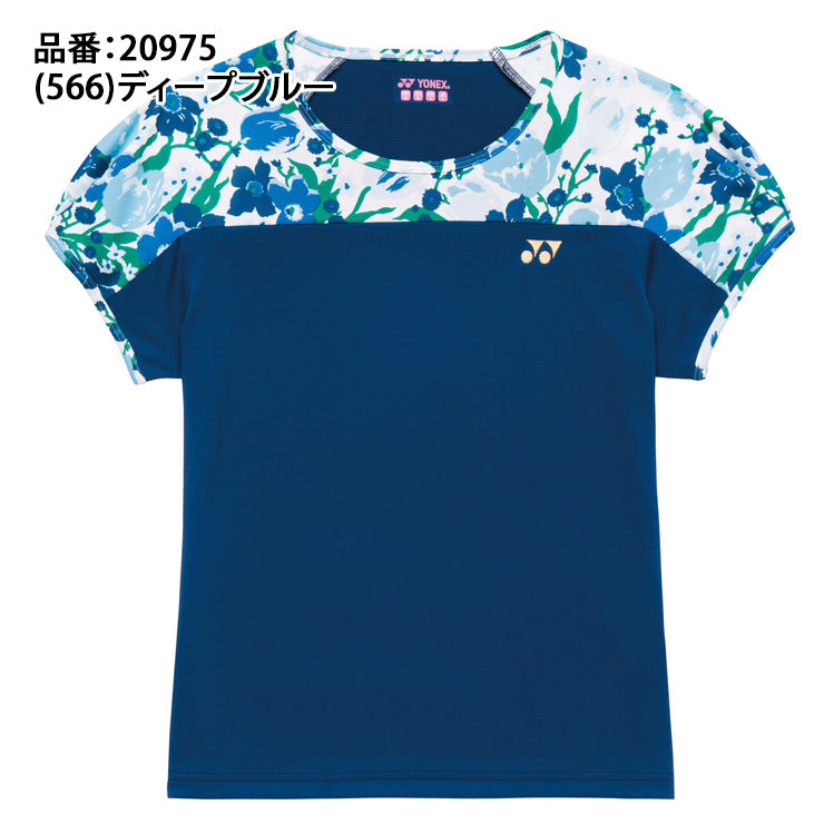 ヨネックス YONEX ウィメンズ ゲームシャツ 半袖 テニスウェア バドミントンウェア レディース 大人 20975 スポーツウェア yon26ss