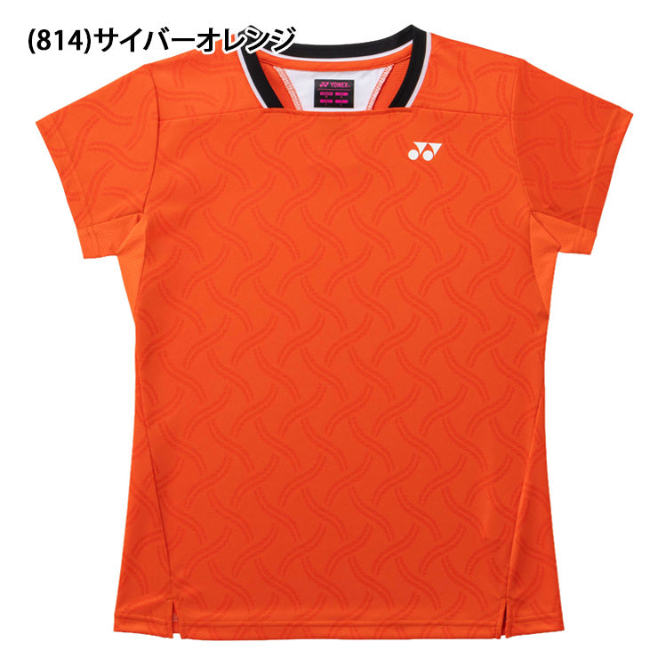 ヨネックス YONEX ウィメンズ ゲームシャツ 半袖 テニスウェア バドミントンウェア レディース 大人 20982 スポーツウェア yon26ss
