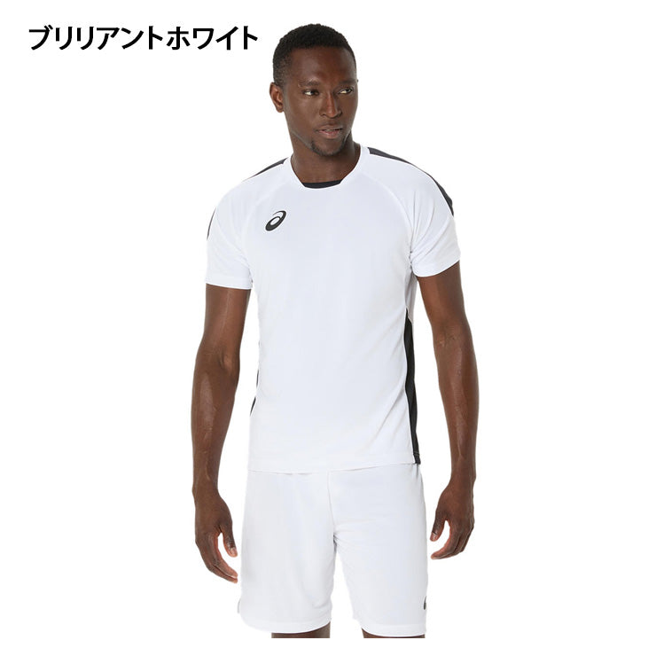 アシックス asics サッカー フットサル 半袖 ゲームシャツ Tシャツ 2101A307 スポーツウェア asi25ss