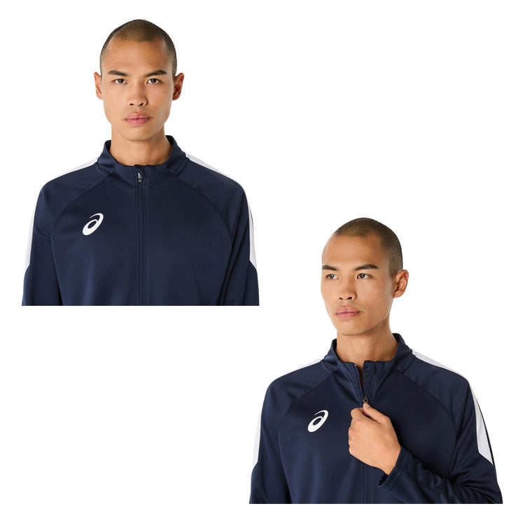 アシックス asics サッカー フットサル ジャージ トレーニング スリムジャケット 長袖 2101A315 上 スポーツウェア asi25ss