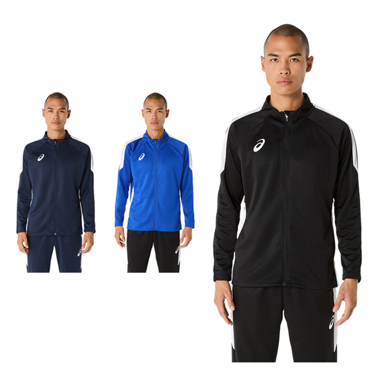 アシックス asics サッカー フットサル ジャージ トレーニング スリムジャケット 長袖 2101A315 上 スポーツウェア asi25ss