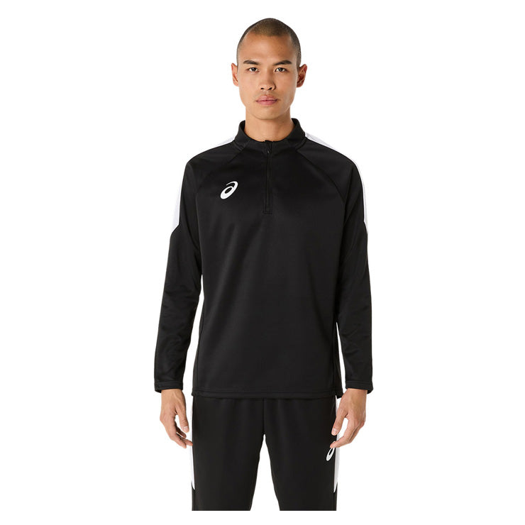 アシックス asics サッカー フットサル ジャージ ハーフジップ プラクティスシャツ 長袖 2101A317 上 スポーツウェア asi25ss