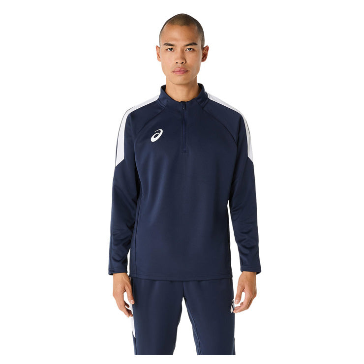 アシックス asics サッカー フットサル ジャージ ハーフジップ プラクティスシャツ 長袖 2101A317 上 スポーツウェア asi25ss