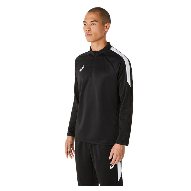 アシックス asics サッカー フットサル ジャージ ハーフジップ プラクティスシャツ 長袖 2101A317 上 スポーツウェア asi25ss