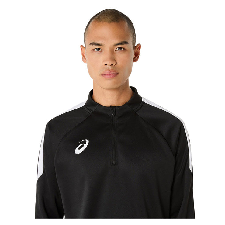 アシックス asics サッカー フットサル ジャージ ハーフジップ プラクティスシャツ 長袖 2101A317 上 スポーツウェア asi25ss