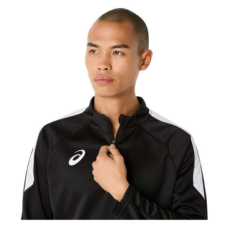 アシックス asics サッカー フットサル ジャージ ハーフジップ プラクティスシャツ 長袖 2101A317 上 スポーツウェア asi25ss