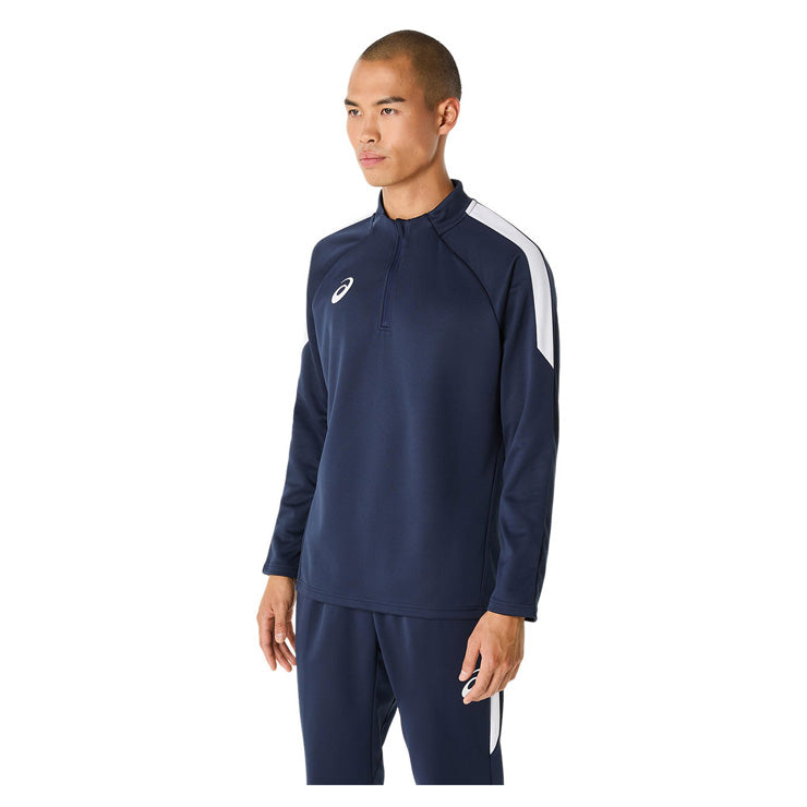 アシックス asics サッカー フットサル ジャージ ハーフジップ プラクティスシャツ 長袖 2101A317 上 スポーツウェア asi25ss