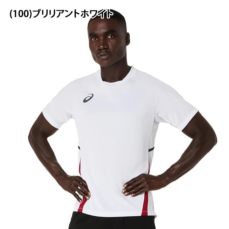 アシックス asics サッカー プラクティス 半袖シャツ Tシャツ メンズ 2101A344 スポーツウェア トレーニングウェア asi26ss ネコポス