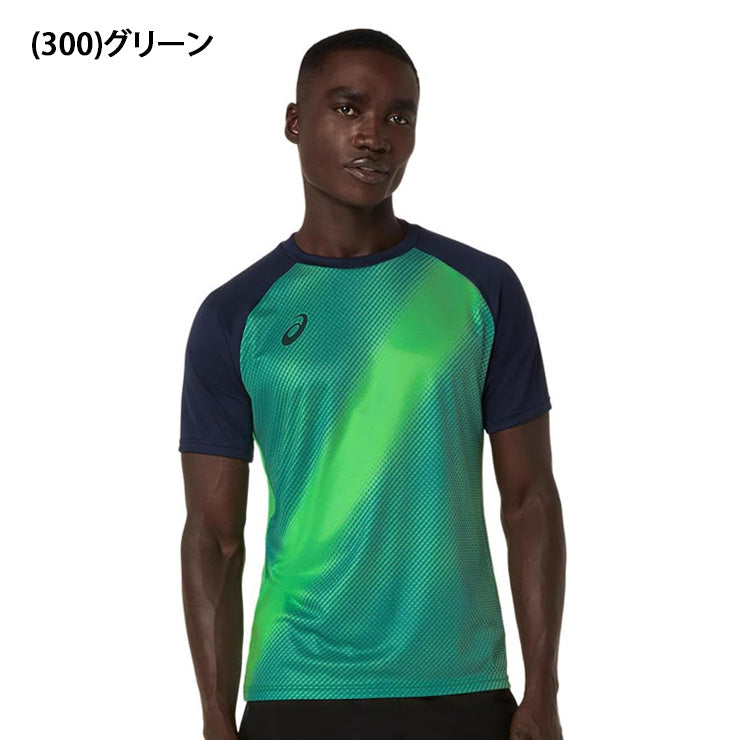 アシックス asics サッカー プラクティス グラフィック 半袖シャツ Tシャツ メンズ 2101A348 スポーツウェア トレーニングウェア asi26ss ネコポス