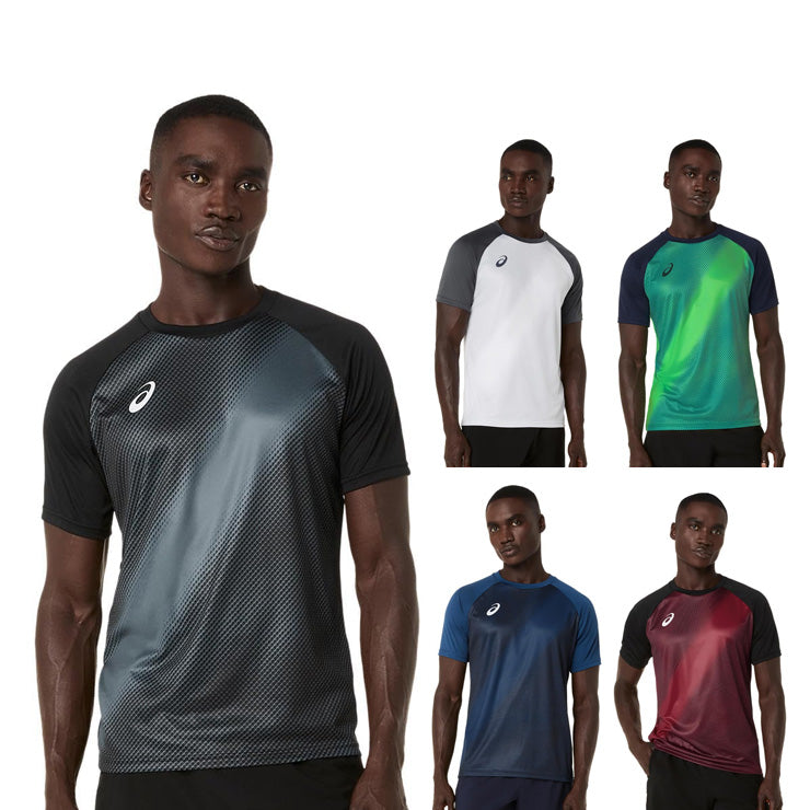 アシックス asics サッカー プラクティス グラフィック 半袖シャツ Tシャツ メンズ 2101A348 スポーツウェア トレーニングウェア asi26ss ネコポス
