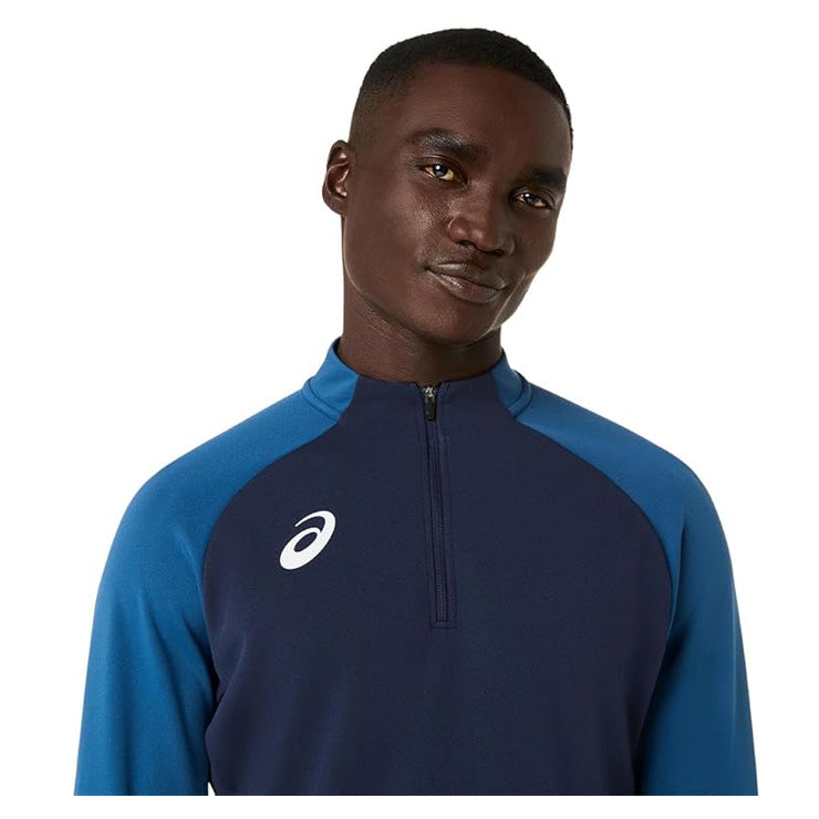 アシックス asics サッカー ハーフジップ ニットシャツ 長袖 メンズ 2101A349 ジャージ スポーツウェア トレーニングウェア asi26ss