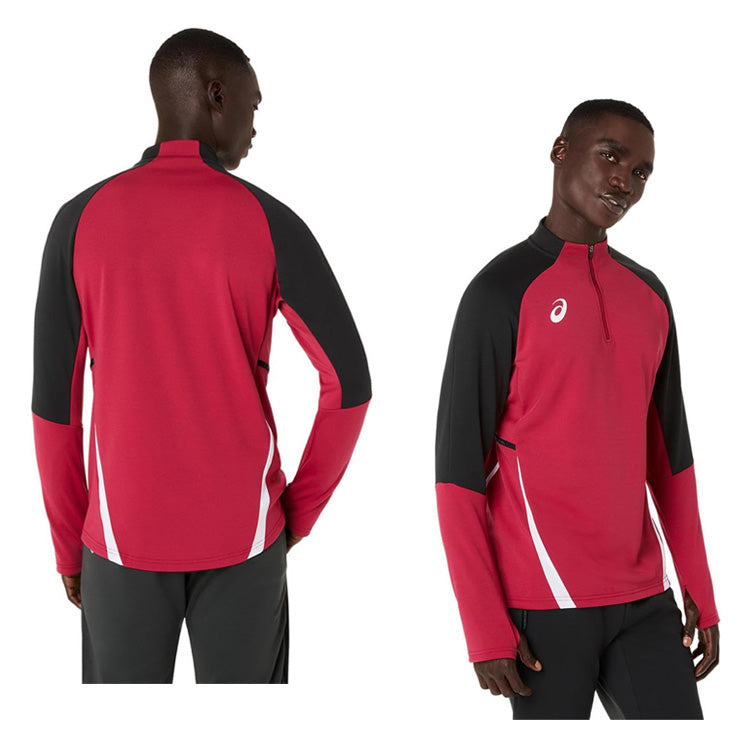 アシックス asics サッカー ハーフジップ ニットシャツ 長袖 メンズ 2101A349 ジャージ スポーツウェア トレーニングウェア asi26ss
