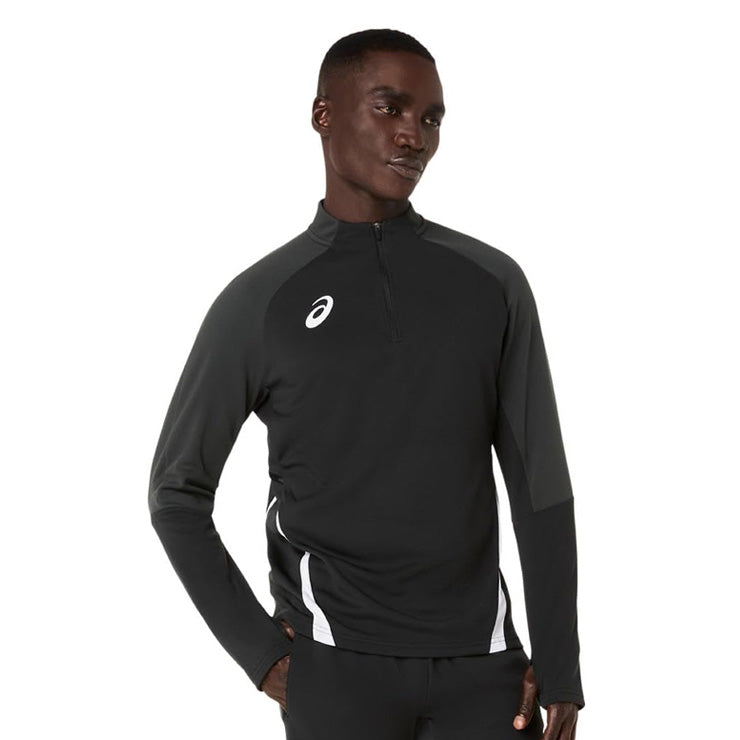 アシックス asics サッカー ハーフジップ ニットシャツ 長袖 メンズ 2101A349 ジャージ スポーツウェア トレーニングウェア asi26ss