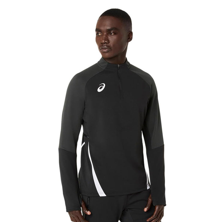 アシックス asics サッカー ハーフジップ ニットシャツ 長袖 メンズ 2101A349 ジャージ スポーツウェア トレーニングウェア asi26ss