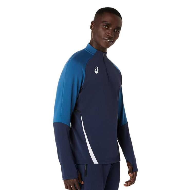 アシックス asics サッカー ハーフジップ ニットシャツ 長袖 メンズ 2101A349 ジャージ スポーツウェア トレーニングウェア asi26ss