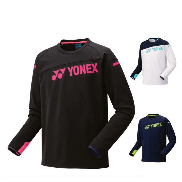 ヨネックス YONEX ジュニア用 ライトトレーナー 長袖 Tシャツ テニスウェア バドミントンウェア 31060J こども スポーツウェア yon25fw