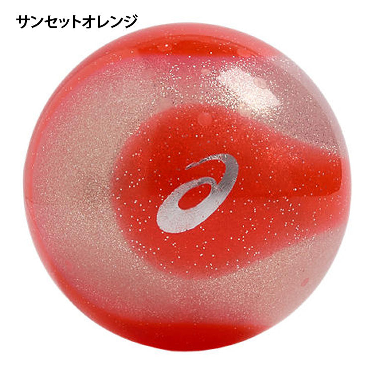 アシックス asics グラウンドゴルフ ボール ハイパワーボール X-LABO ソリッドコア 1個入り 3283A270 PG asi25ss