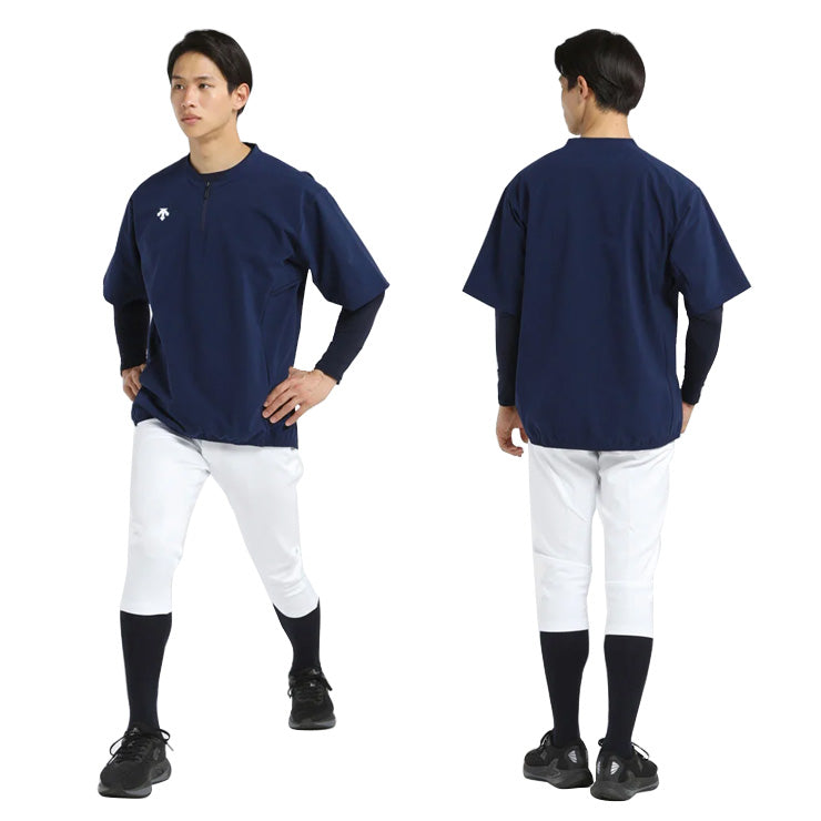 デサント DESCENTE 野球 半袖 ストレッチジャケット DB5SJK32M Vジャン des25ss