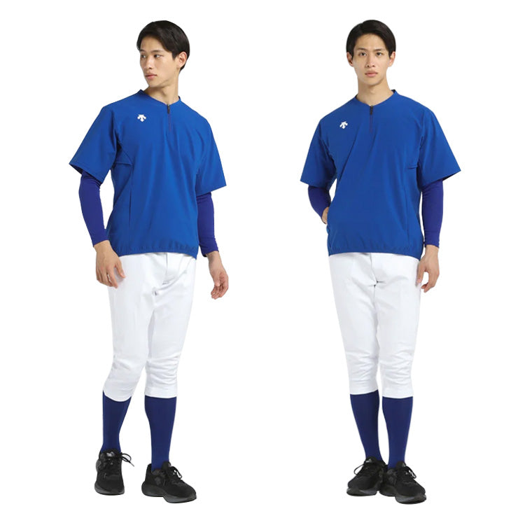 デサント DESCENTE 野球 半袖 ストレッチジャケット DB5SJK32M Vジャン des25ss