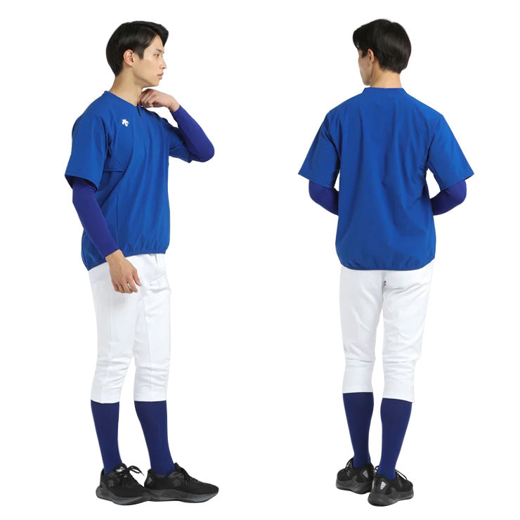 デサント DESCENTE 野球 半袖 ストレッチジャケット DB5SJK32M Vジャン des25ss
