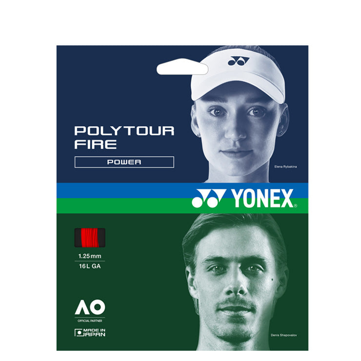 ヨネックス YONEX テニス ガット 1.25mm ポリツアーファイア125 PTGF125 yon25fw