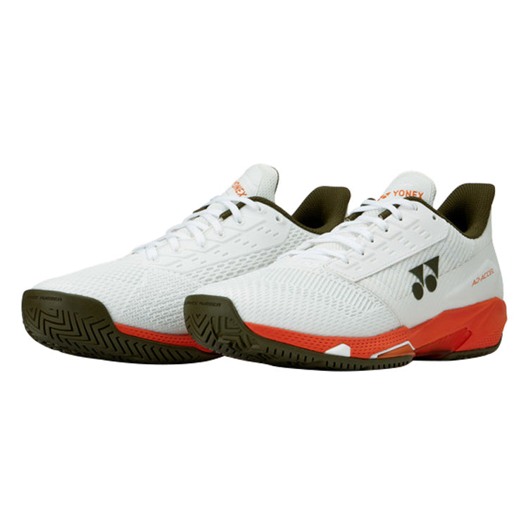 YONEX ソニケード テニスシューズ ホワイト/ブラック/オレンジ ヨネックス YONEX ウィメンズ テニスシューズ パワークッションアド