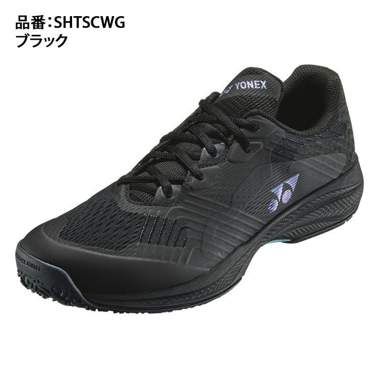 ヨネックス YONEX テニス シューズ パワークッション ソニケージ ワイド GC 4E メンズ ユニセックス SHTSCWG クレーコート 砂入り人工芝コート yon25fw