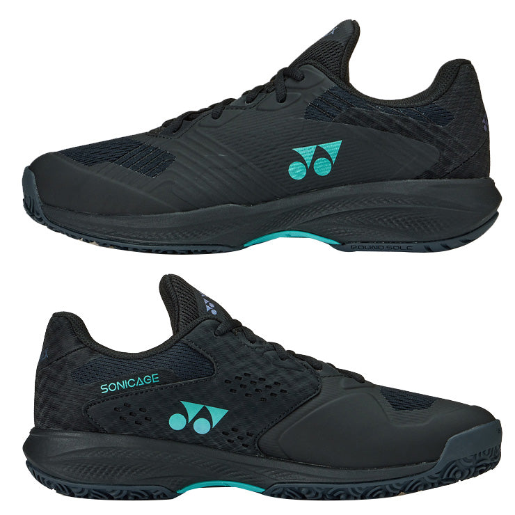 ヨネックス YONEX テニス シューズ パワークッション ソニケージ ワイド GC 4E メンズ ユニセックス SHTSCWG クレーコート 砂入り人工芝コート yon25fw