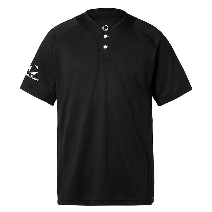 デサント ムーブスポーツ 2ボタン ショートスリーブシャツ 半袖 Tシャツ メンズ ST6SHTT0M スポーツウェア MOVESPORT des26ss