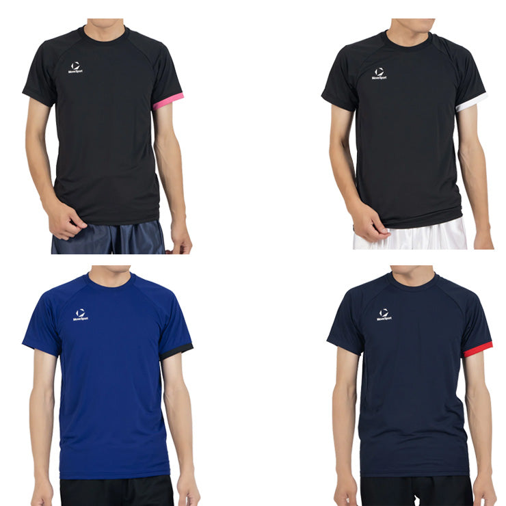 デサント ムーブスポーツ 半袖 バレーボールシャツ Tシャツ メンズ SV6SHT01U スポーツウェア MOVESPORT des26ss