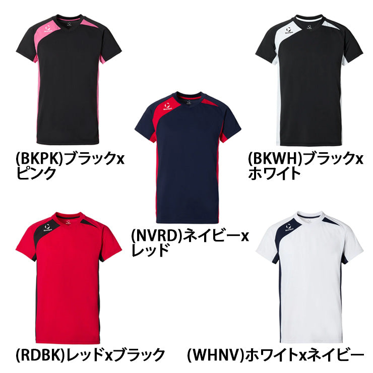 デサント ムーブスポーツ 半袖 バレーボールシャツ Tシャツ メンズ SV6SHT02U スポーツウェア MOVESPORT des26ss