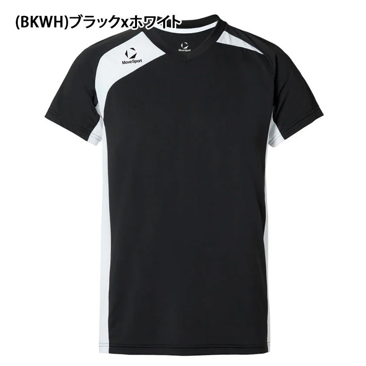 デサント ムーブスポーツ 半袖 バレーボールシャツ Tシャツ メンズ SV6SHT02U スポーツウェア MOVESPORT des26ss