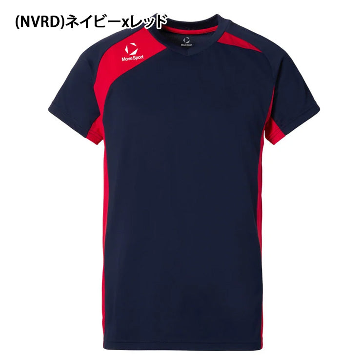 デサント ムーブスポーツ 半袖 バレーボールシャツ Tシャツ メンズ SV6SHT02U スポーツウェア MOVESPORT des26ss