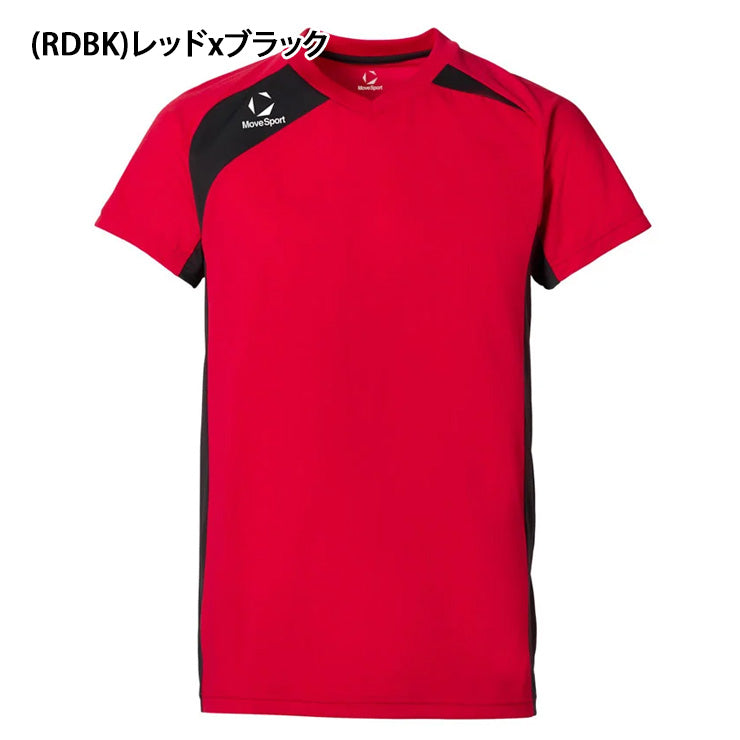 デサント ムーブスポーツ 半袖 バレーボールシャツ Tシャツ メンズ SV6SHT02U スポーツウェア MOVESPORT des26ss