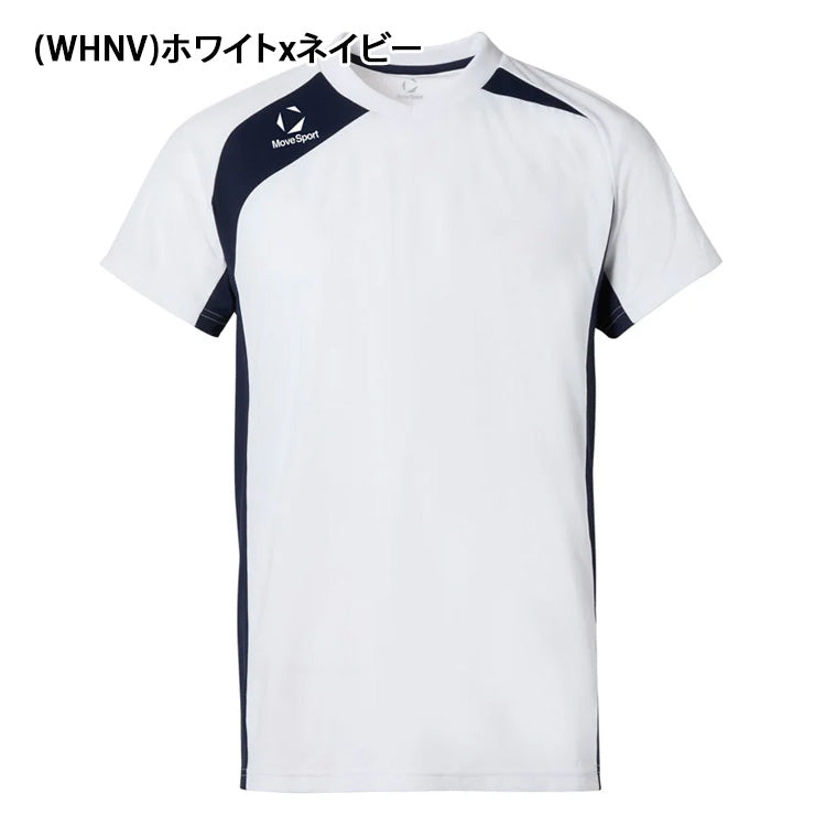 デサント ムーブスポーツ 半袖 バレーボールシャツ Tシャツ メンズ SV6SHT02U スポーツウェア MOVESPORT des26ss