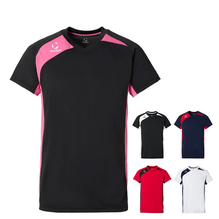 デサント ムーブスポーツ 半袖 バレーボールシャツ Tシャツ メンズ SV6SHT02U スポーツウェア MOVESPORT des26ss