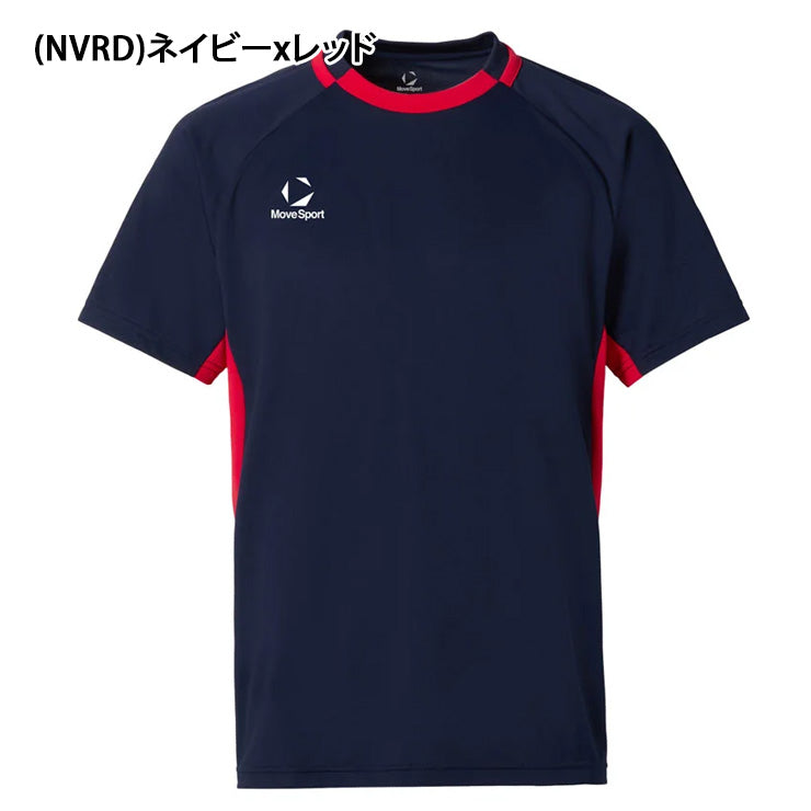 デサント ムーブスポーツ 半袖 バレーボールシャツ Tシャツ メンズ SV6SHT03U スポーツウェア MOVESPORT des26ss