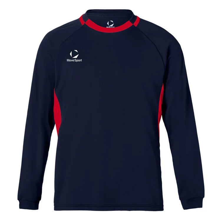デサント ムーブスポーツ 長袖 バレーボールシャツ Tシャツ メンズ SV6SLT03U スポーツウェア MOVESPORT des26ss