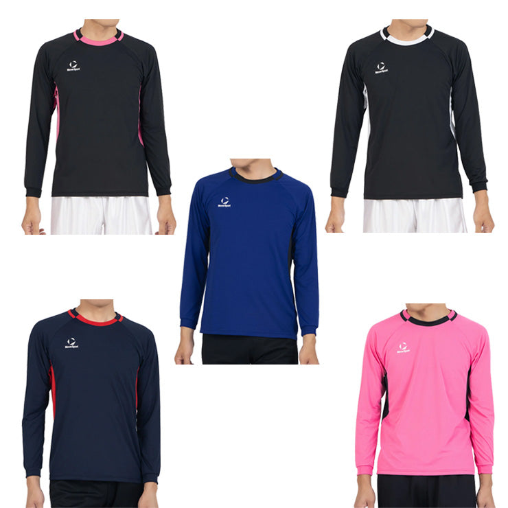 デサント ムーブスポーツ 長袖 バレーボールシャツ Tシャツ メンズ SV6SLT03U スポーツウェア MOVESPORT des26ss