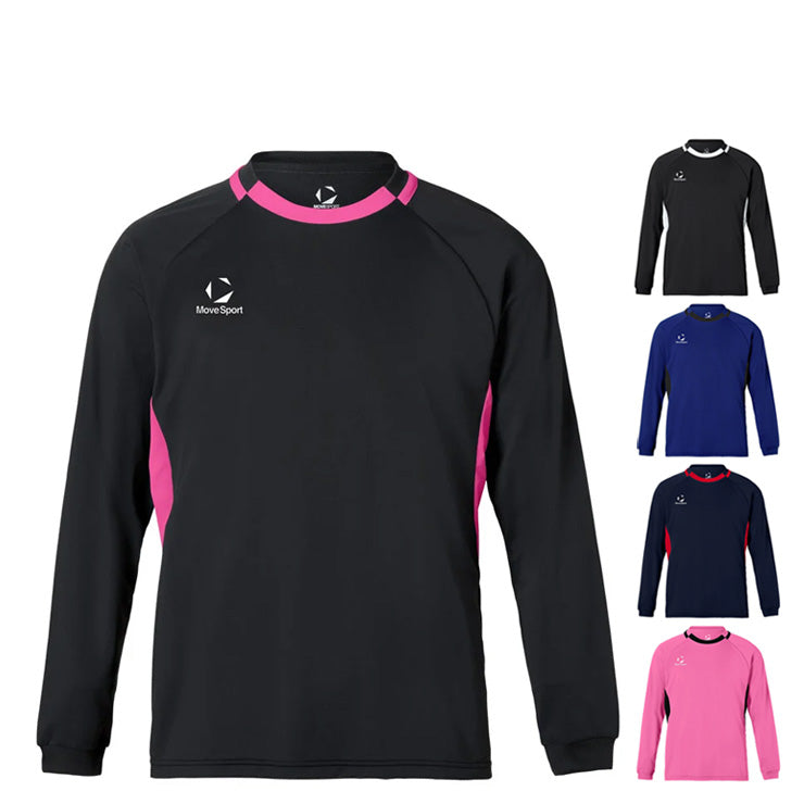 デサント ムーブスポーツ 長袖 バレーボールシャツ Tシャツ メンズ SV6SLT03U スポーツウェア MOVESPORT des26ss
