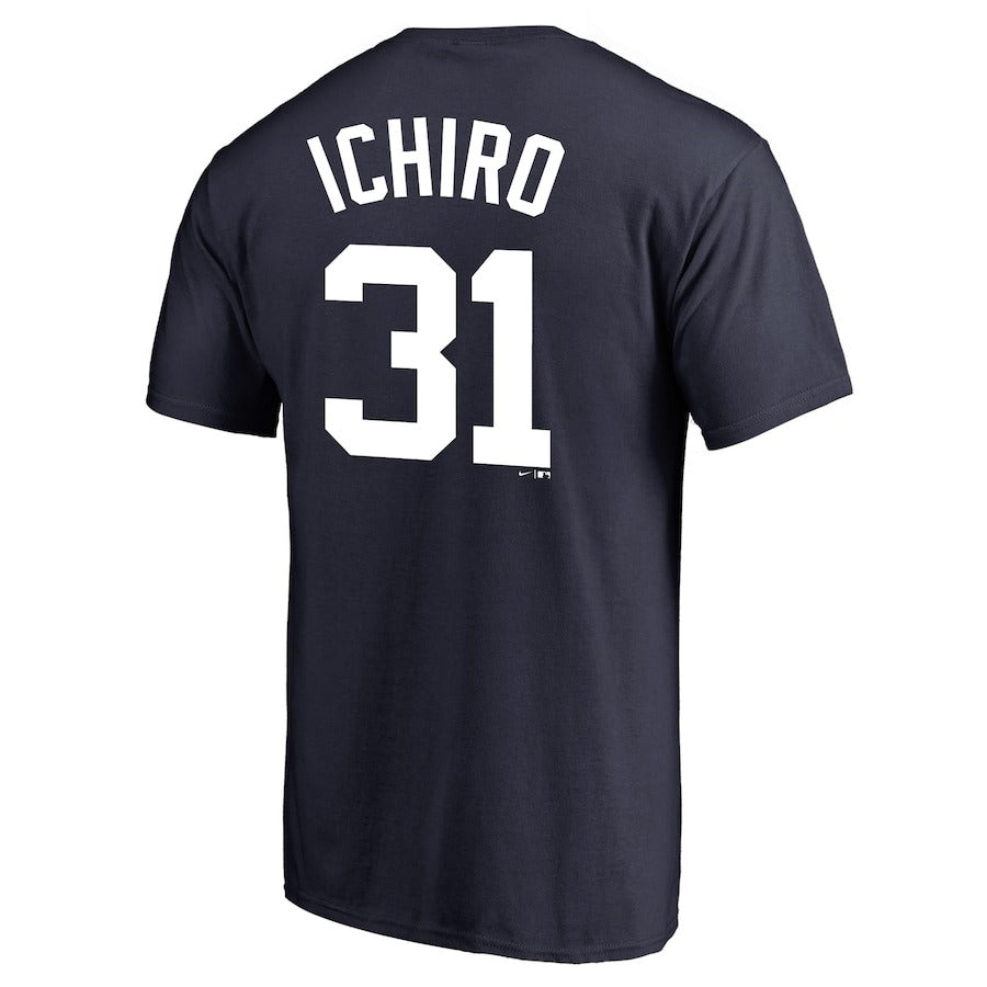 【予約販売】ナイキ イチロー MLB 殿堂入り記念 ヤンキース ネーム＆ナンバー Tシャツ HOF 半袖 大人 メンズ レディース N199-44B-Q5J-FHX 米国野球殿堂 グッズ ウエア ウェア 半袖シャツ メジャーリーグ 記念グッズ 記念アイテム nike