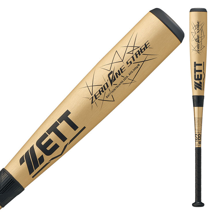 【2026モデル】ゼット 少年軟式 金属バット ゼロワンステージ ミドルバランス FRP製 74cm 520g 76cm 530g 78cm 540g 80cm 550g 少年野球 BAT716 軽い 軟式バット JSBBマーク 軟式野球 学童野球 小学生 子供 キッズ こども ジュニア Jr 公園 校庭 J号ボール J号球 ZETT